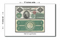 1862 $2 Legal Tender - 11x17 Art Print Poster
