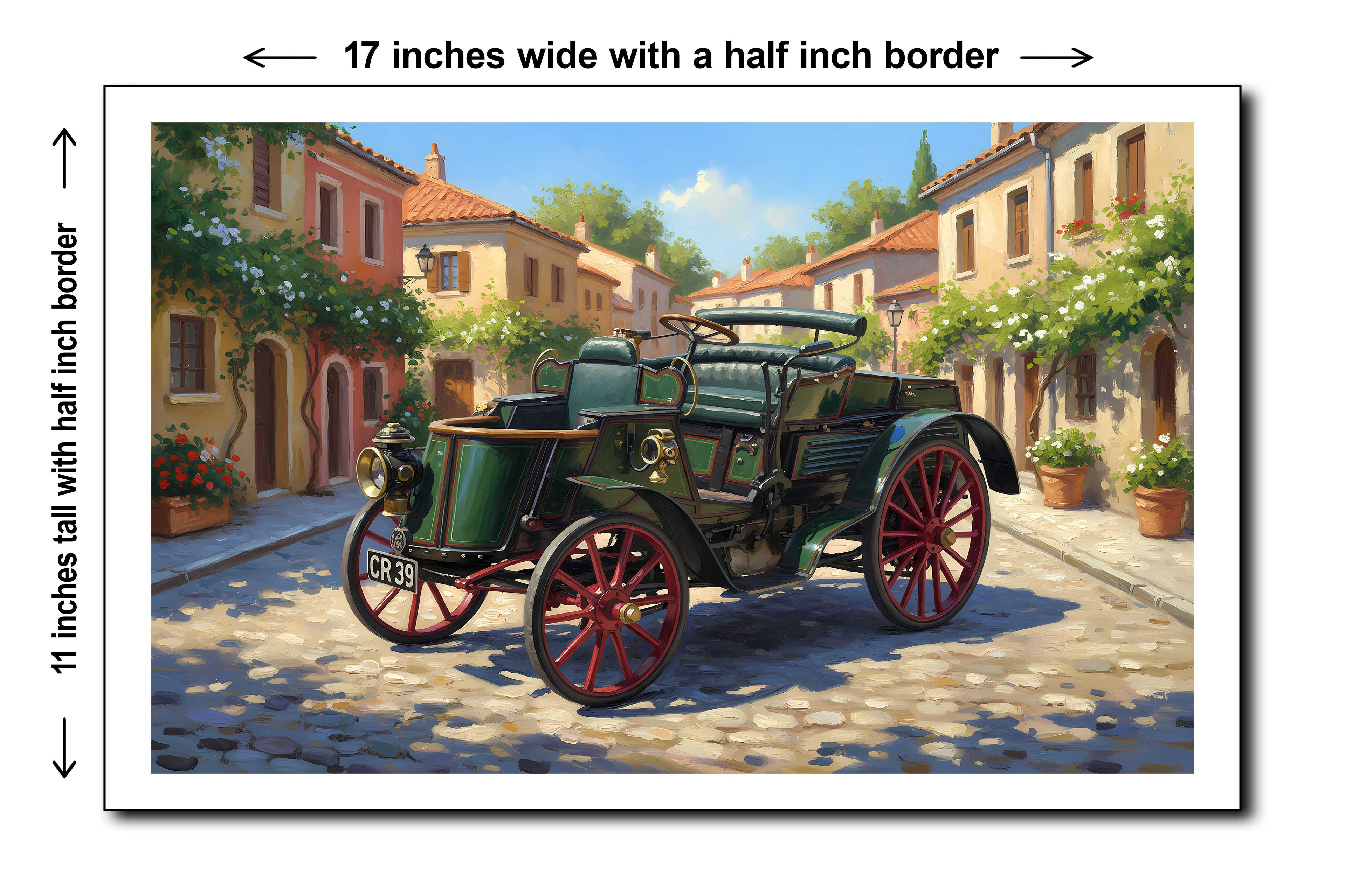 1900 Benz Contra - 11x17 Poster Art Print