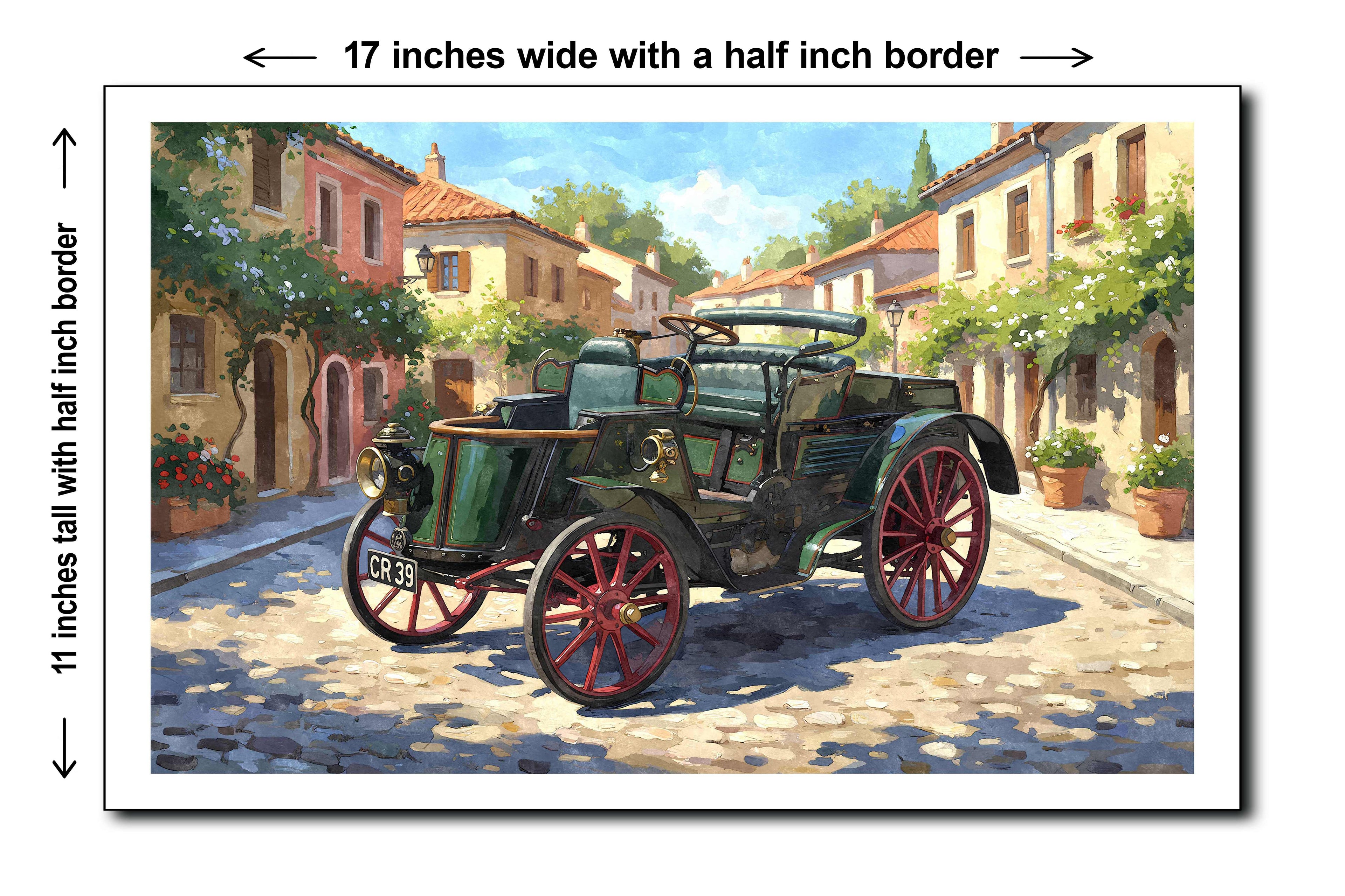 1900 Benz Contra - 11x17 Poster Art Print