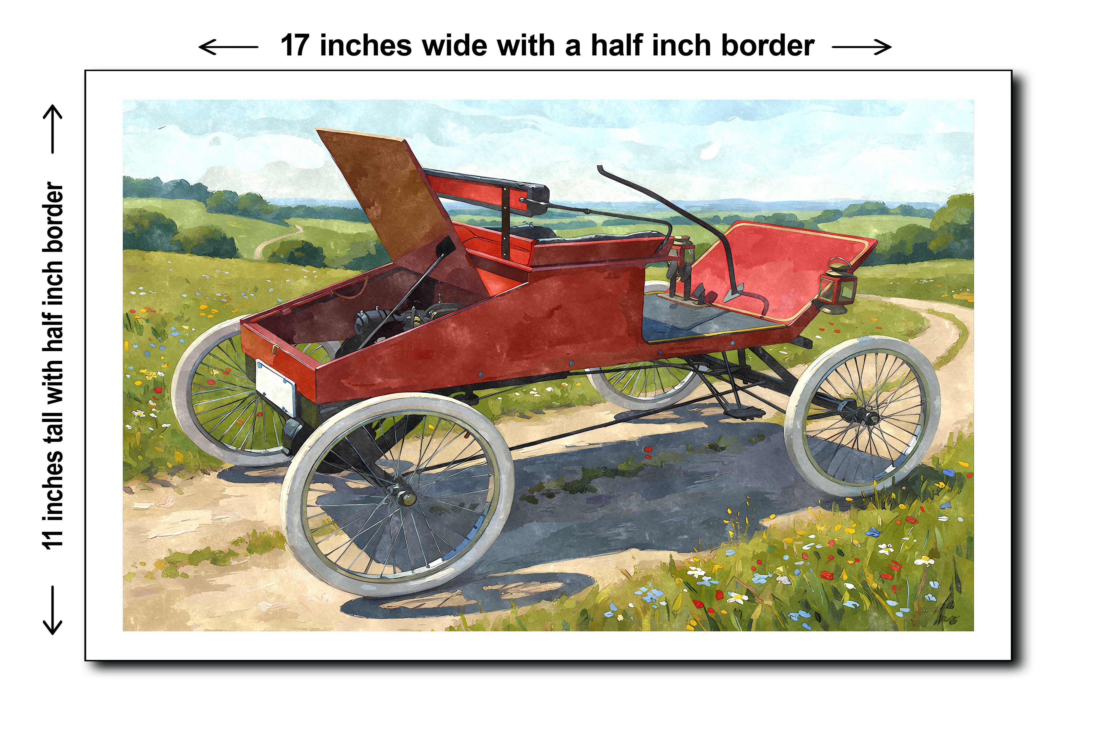 1901 Ford - 11x17 Poster Art Print