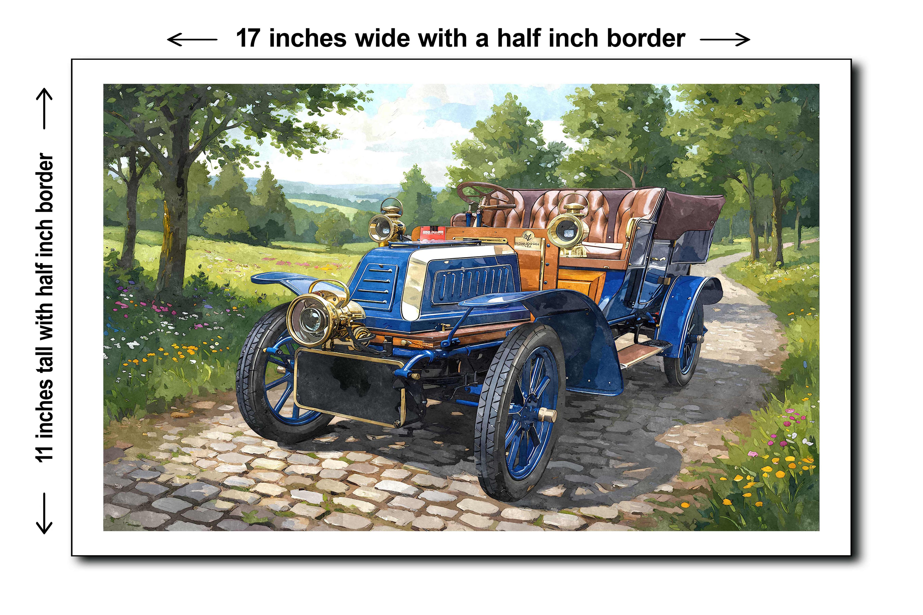 1904 De Dion Bouton - 11x17 Poster Art Print