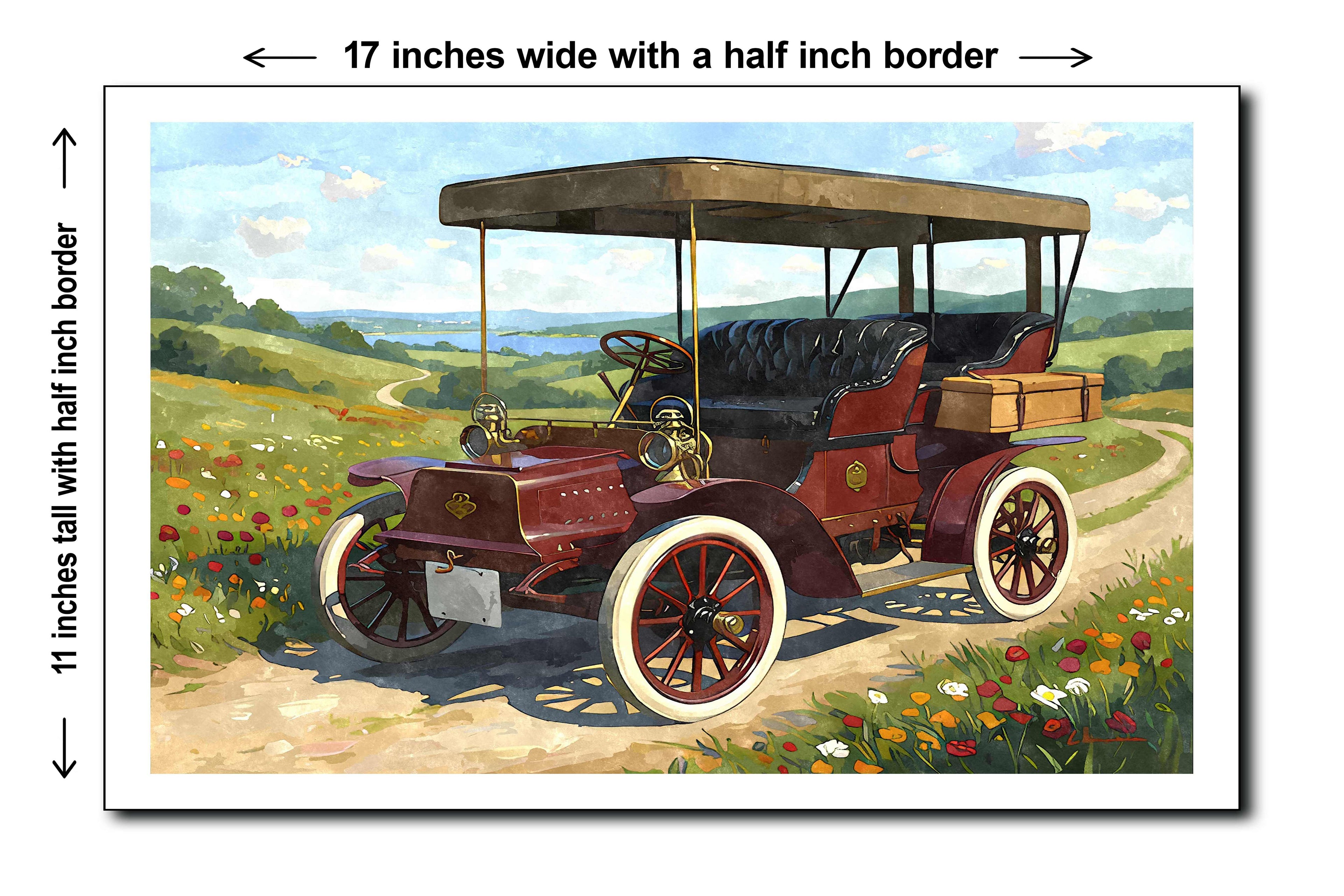 1904 Cadillac 1 - 11x17 Poster Art Print